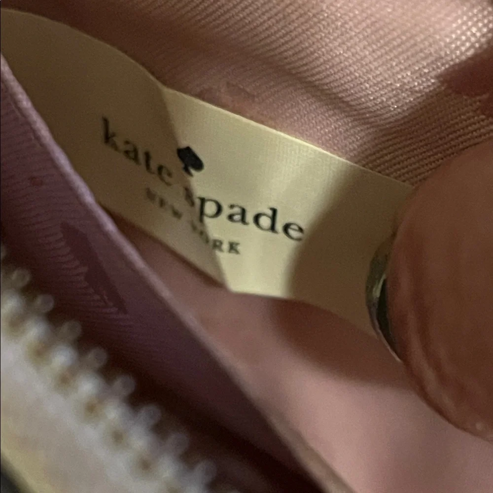 Kate Spade Cream Patterned Clutch